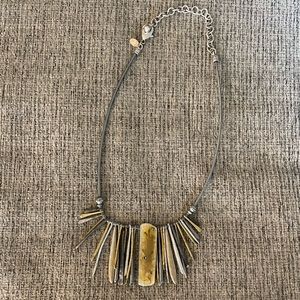 Gold and Silver Toned Necklace